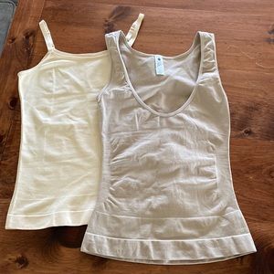 Two Shaping tanks from Shapermint